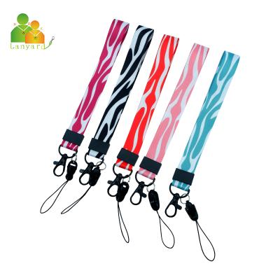 China Factory Gift Dye Promotional Wholesale Polyester Lanyard Custom Short Lanyards for sale