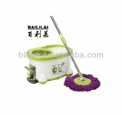 China Sustainable Twist Mop With Spin Bucket , Microfiber Wipe Whirly Crowd for sale