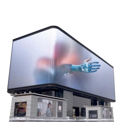 China P4 Outdoor Bare Eye 3d Digital Wall Billboard Sign Board Outdoor Signage Advertising Led Screen for sale