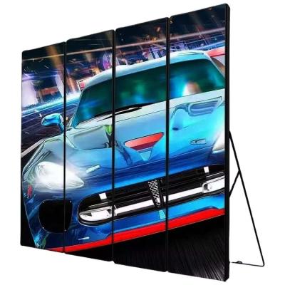 China P3 HD Wifi Indoor Floor Stand Mirror LED Poster Indoor Billboard Advertising LED Screen Display for sale