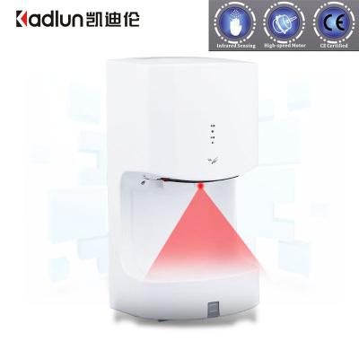 China Wall Mounted Automatic Hand Dryer ABS Plastic Sensor Hotel Hand Dryer for sale