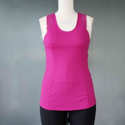 China Breathable yoga wear with Mesh Insert for sale