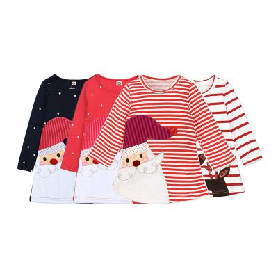 China Fashion Washable Kids Dresses For Girls Cartoon Romper Dress Infant Christmas Baby Costume for sale