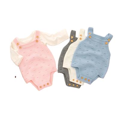 China Anti-shrink Unisex Children Fall Out Clothing Children's Sweaters Knitting Kids Overalls Girls Sweater for sale