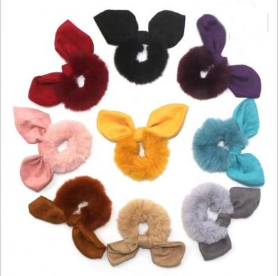 China New Design Velvet Scrunchie Soft Women Girls Elastic Hair Ring Rope Ponytail Holder Girls Accessories Elastic Hair Band Hair Band for sale