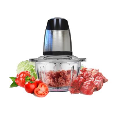 China OEM Glass Material Visible Electric Food Bowl Vegetable 4Liter Meat Chopper Manufacturer for sale