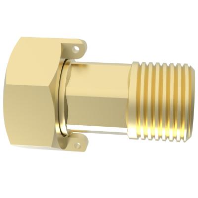 China Custom Fit Common Pipe Brass Water Meter In Yellow Equal 1 Year Warranty / Discount for sale