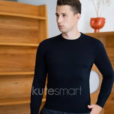 China Warm Wool Mens Wool Knit Sweater Kutesmart Long Sleeve for sale