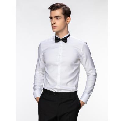 China Anti-pilling Kutesmart Customized Gentlemen White Mens Tuxedo Shirts for sale