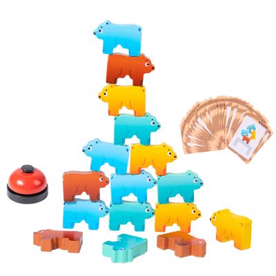 China 203 New Montessori CPC CE Sorting Wooden Animal Blocks and Stacking Educational Toys for 2+ Years Old 22*18*5.8cm for sale