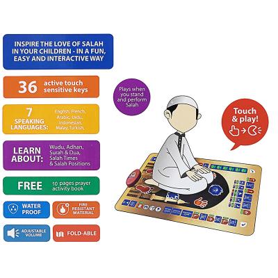 China 2023 Educational Toys 2023 Arabic Music Letter Arabic Cover Early Educational Toy 7 Arabic Intelligent Languages ​​Electronic Prayer Pad for sale