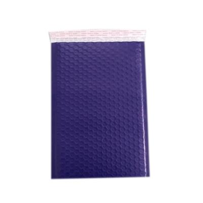 China Suzhou Moistureproof zhifei Messenger Bag Bubble Mailer Mailing Pouch Purple Poly Bubble Envelopes for sale