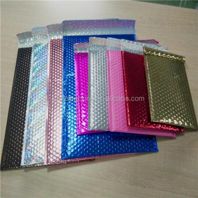 China Aluminum Foil Bubble Metallized Aluminum Foil Decorative Mailers Bubble Packing Bag for sale