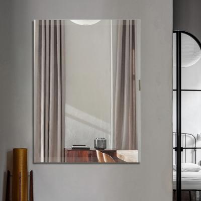 China Modern Hot Sale Large Large Frameless Wall Mirrors For Bathroom Bedroom for sale