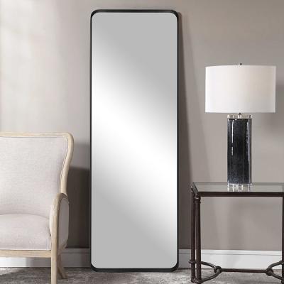 China Modern Large Vintage Rectangular Full Body Floor Mirror For Room for sale