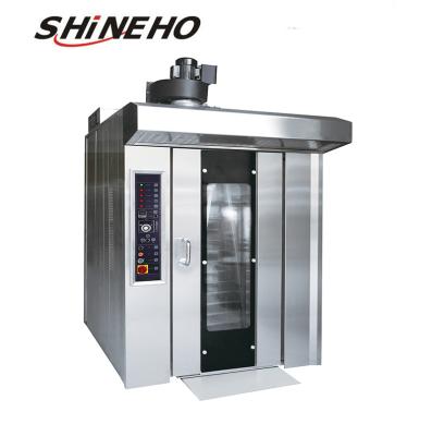 China Panaderia rotary oven hornos Para doubles rack factory rotary oven snacks revent price for sale