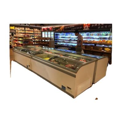 China Wholesale Commercial Glass Door Display Refrigerated Freezer Showcase 2000*765*895mm for sale