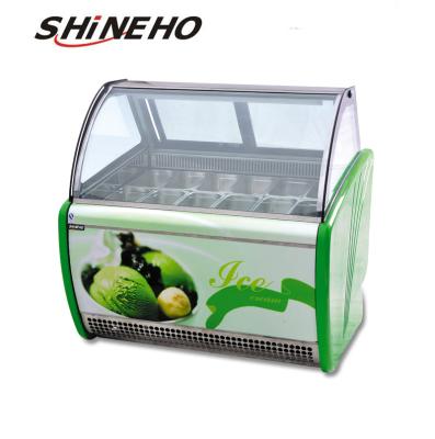 China Vegetable Processing Plant Ice Cream Display Fridge Used Display Fridge Counter for sale