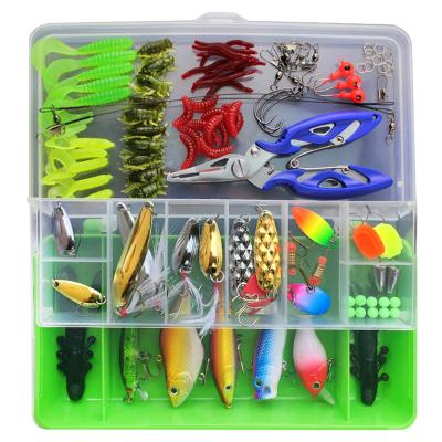 China DORISEA 101pcs Fishing Lures Set Mixed Fishing Artificial Accessories Minnow Hooks Bait Kit WH01 / Snap Spoon for sale