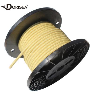 China Sink line 0.8mm - 110mm kev lar wire rope round rope fishing line for making helper hooks for sale