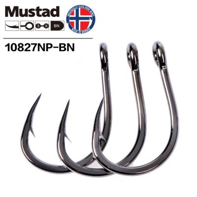 China 100% Norway Big Hooks, 1#-12/0#, 10827NP-BN 8-8/0# Original Mustad Saltwater Fish Hook Super Power Size Circle Hooks for sale