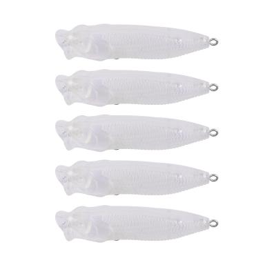 China DORISEA G36 6.5cm Unpainted White 5.2g Bait Lure Minnow Hard Artificial Snap VIB Crankbait G36 for sale