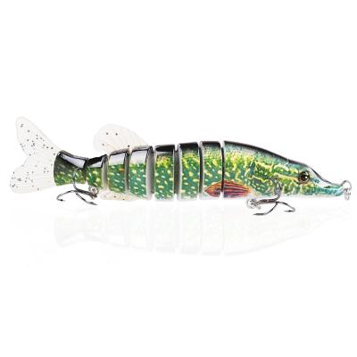 China DORISEA Pike Big Game 8 segement Artificial Lure Muskie Fishing Lures 20.5cm 69g BL for sale