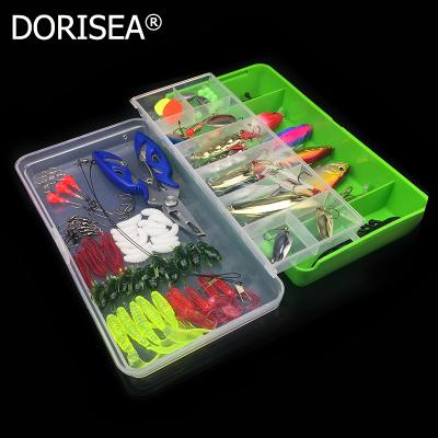 China DORISEA 101pcs Fishing Lures Set Mixed Fishing Artificial Bait 101pcs Accessories Minnow Hooks / Snap Spoon for sale