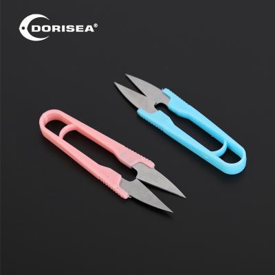 China DORISEA Steel Fish Use Scissors Props Folding Fishing Line Clip Fishing Scissor Pliers As Picture Show for sale