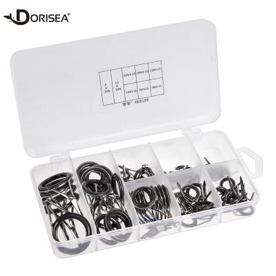 China DORISEA 27926 75pcs/box Fishing Holder and Rod Guide Rings Stainless Steel Ceramic Inner Ring 27926 for sale