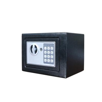 China Small Steel Safe Electronic Box Code Cold Rolled Mini Safe Box For Hotel Home Office for sale