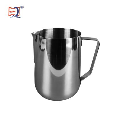 China Hotel Restaurant Office Metal Stainless Steel Home Milk Steaming Pitcher Espresso Coffee Latte Frothing Pitcher Milk Frother Milk Jug for sale