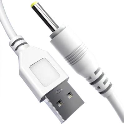 China Industrial DC Cable USB to DC Male Plug PVC 2.5mm 1M Black Charging Cables On Power Power Cable For Stock Transfer for sale