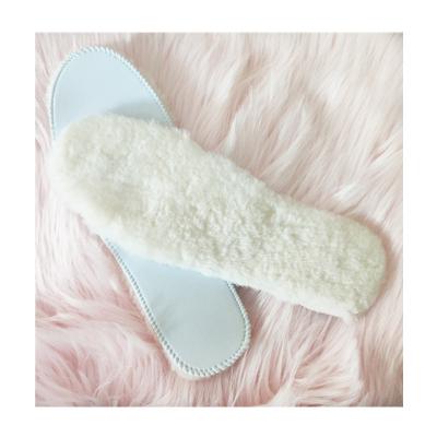 China PREMIUM Thick GENUINE LEATHER Sheepskin Wool Fur Fleece Insoles for sale