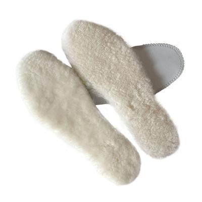 China GENUINE LEATHER White Color Sheepskin Shoes Insoles for sale