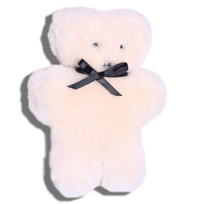 China For Babies Shaggy Sheepskin Baby Bear Toy With Customized Size And Colors for sale