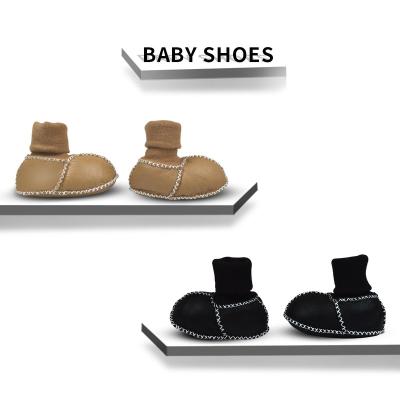 China Lightweight Lamb Baby Shoes Sheepskin Boots For Winter for sale