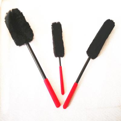 China 3pcs Super Soft Car Detailing Brush Wheel Hub Sweep Tools Auto Car Tire Wash Cleaning Brush for sale