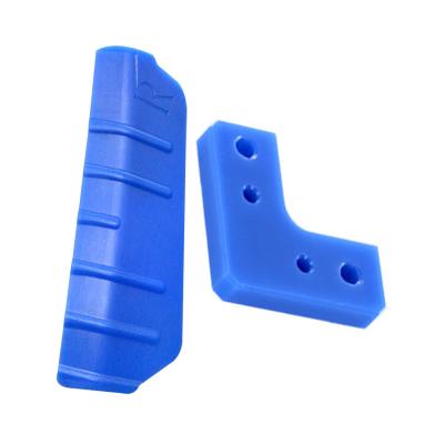 China Machinery Customized Hot Sale Pom Pp Pe Peek UPE PTFE Nylon Blue ABS PP CNC Machining Plastic Parts for sale