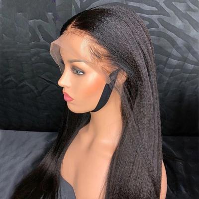 China Silky Straight Wave Remy Indian Glueless HD Full Lace Front Wig Wholesale Hair Wigs Dropshipping hd lace front wig for sale