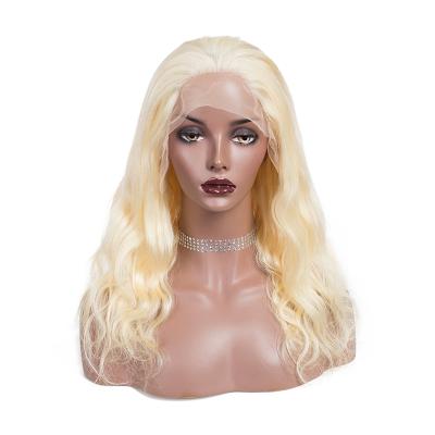 China Wholesale Raw Body Wave 613 Lace Wigs Human Hair Lace Front Wigs 100% Body Wave Full Lace Front Wigs Blonde for sale