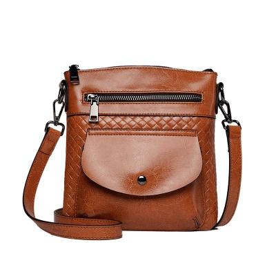 China Others Custom Luxury Fashion Messenger Crossbody Bag Genuine Leather Single Strap Shoulder Bags For Women Sling Mobile Phone Bag Ladies for sale