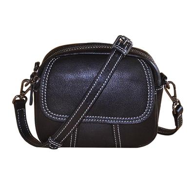 China Others Custom Ladies Sling Shoulder Bag Fashion Genuine Leather Women Small Handbag Square Crossbody Mobile Phone Bag For Female for sale