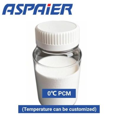 China Microcapsulatie Temperatuurcontrole PCM Faseverandering Microcapsule 0°C Faseverandering Materiaal Afwerking Te koop