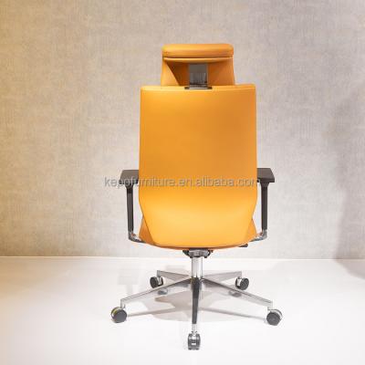 China (Size)Adjustable High Quality High Back Office Chairs Wholesale Leather Armchair Executive With Headrest for sale