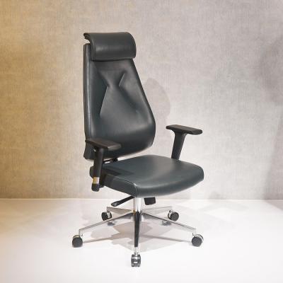 China (Size) Foshan Luxury Adjustable PU Rotating Silla Office Chair New Luxury Comfortable Ergonomic Office Furniture Computer Chair for sale