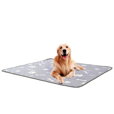 China Waterproof Pet Puppy Pad Reusable Washable Biodegradable Training Pee Pad Dog Pee Mat Protective Dog Pet Training Product for sale