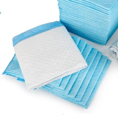 China 100x200cm Underpad Hospital Incontinence Waterproof Plain Weave Disposable Bed Pad for sale