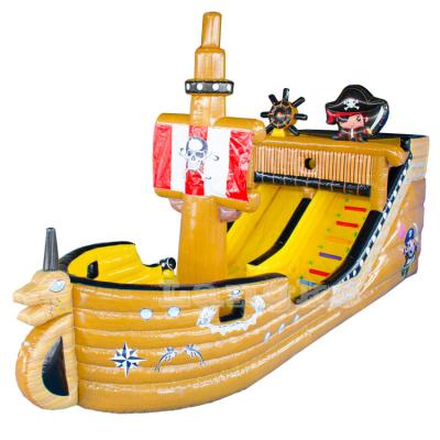 China Amusement park/party place/family/shopping mall/outdoor giant kids inflatable slide pirate ship boat bounce house social center combined on sale for sale