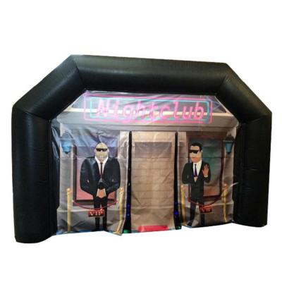 China Amusement Park/Square Party/Family/Mall/Social Center Customize Size Color Durable Nightclub Inflatable Night Club Tent For Party Event for sale